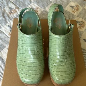 Charlotte Stone Jade high heel clogs